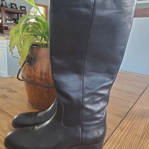 COPY - Frye leather tall shaft boots Melissa Button2